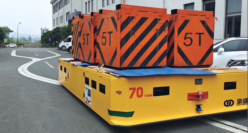 AGV на 70 тонн на сварном коробчатом шасси