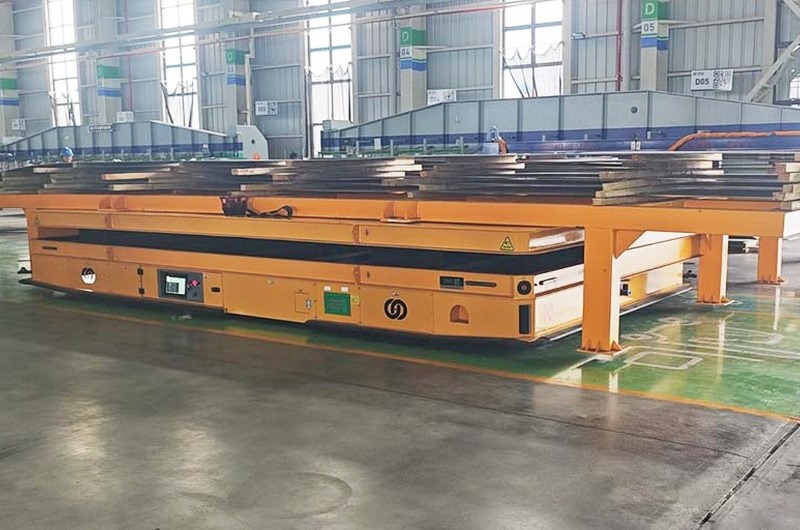 Две AGV HENSEN по 10 тонн для автоматической перевозки стальных листов